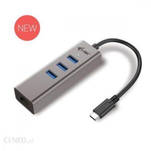 i-tec USB-C do 3xUSB + RJ-45 Metal (C31METALG3HUB)
