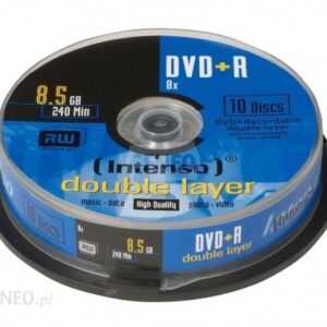 Intenso DVD+R 8.5GB 8x Cake 10szt (4311142)