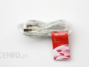 Kabel USB 2.0 A-B transparent 3