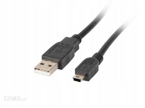 Lanberg mini USB 1.8m czarny (CAUSBK10CC0018BK)