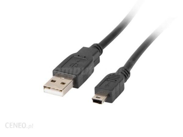 Lanberg mini USB 1.8m czarny (CAUSBK11CC0018BK)
