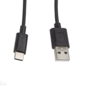 Lanberg USB C USB A M/M 1m Czarny (CAUSBO10CC0010BK)