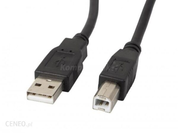 Lanberg USB - USB-B 3M Czarny (CAUSBA10CC0030BK)