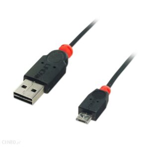 Lindy 31198 Kabel obustronny USB 2.0 A micro USB B 3m