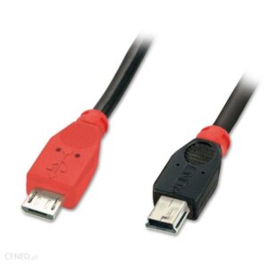 Lindy 31718 Kabel USB OTG Micro USB B Mini USB B 1m