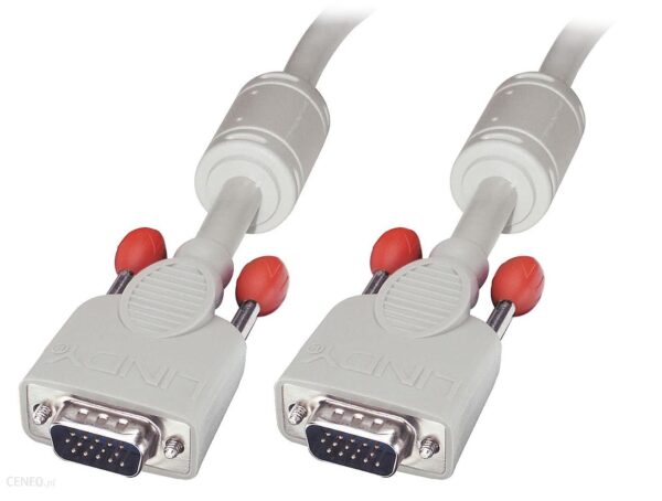 Lindy 36341 Podwójnie ekranowany kabel VGA-VGA 1m (LY36341)