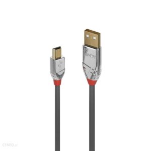 Lindy 36631 Kabel USB 2.0 A-Mini-B Cromo Line 1m (ly36631)