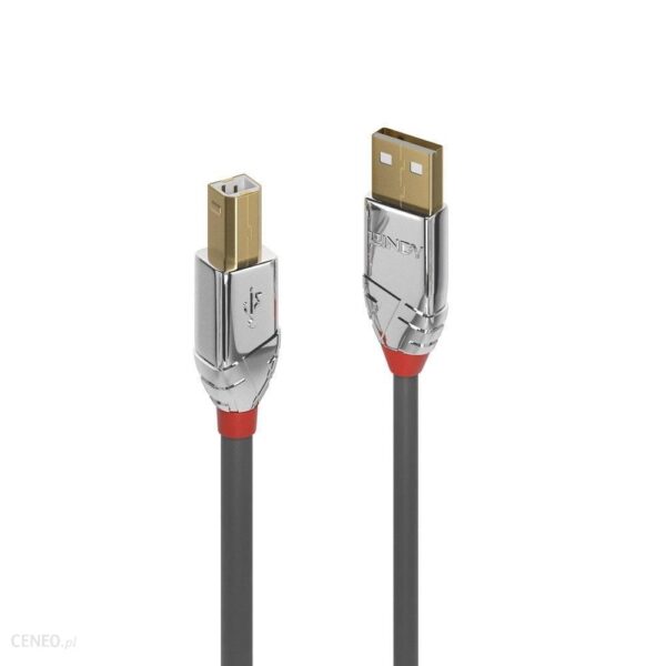 Lindy 36645 Kabel USB 2.0 A-B Cromo Line 7