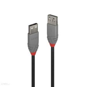 Lindy 36702 Przedłużacz USB 2.0 typ A Anthra Line 1m (ly36702)