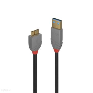 Lindy 36765 Kabel USB 3.0 A Micro-B Anthra Line 0