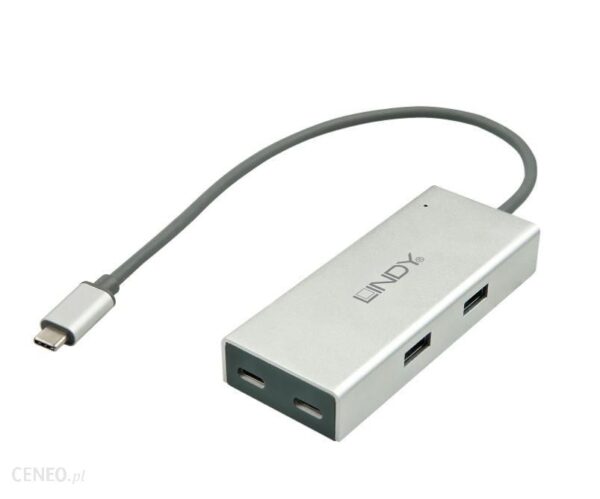 Lindy HUB 4 portowy USB 3.1 (LY43091)