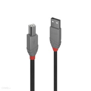Lindy Kabel USB 2.0 A-B czarny Anthra Line 0