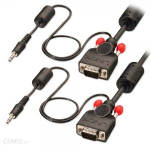 Lindy Kabel VGA-VGA + Audio Mini Jack 10m (LY37303)