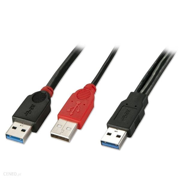 Lindy Kabel zasilający 2xUSB 3.0 1m (31101)