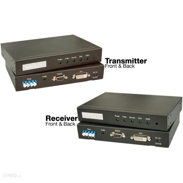 Lindy Przedłużacz DVI-D Dual Link optyczny światłowodowy do 500m (LY38065)