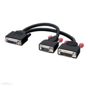Lindy Rozdzielacz DVI-I Dual Link na DVI-D i VGA (LY41204)