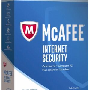 McAfee Internet Security 1PC /1Rok (MIS00GNR1RDD)