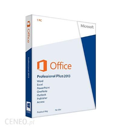 Microsoft Office 2013 Professional Plus Dożywotnia 1U (269-05584)