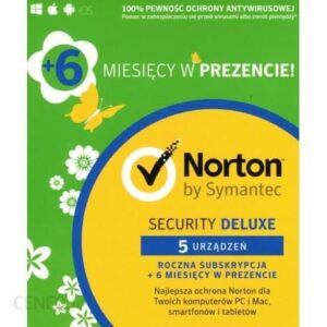 Norton Security Deluxe 5PC / 18 miesięcy (021382284)
