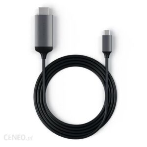 Satechi Kabel USB Type-C - HDMI czarno-szary (STCHDMIM)