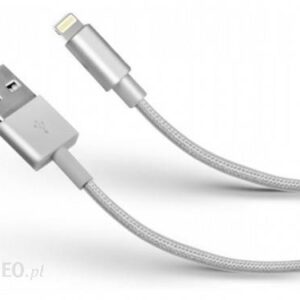 SBS Mobile USB A Lightning (M/M) srebrny 1m (TECABLEUSBIP5BS)