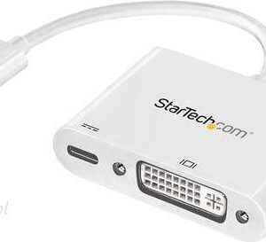StarTech USB-C DVI 0.1m Biały (CDP2DVIUCPW)