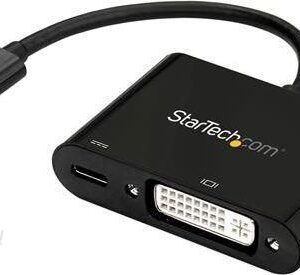 StarTech USB-C DVI 0.1m Czarny (CDP2DVIUCP)