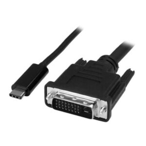 StarTech USB-C-DVI 2m Czarny (CDP2DVIMM2MB)