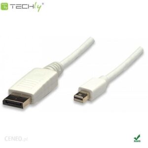 Techly Kabel Mini DisplayPort - DisplayPort 2m Biały (304819)