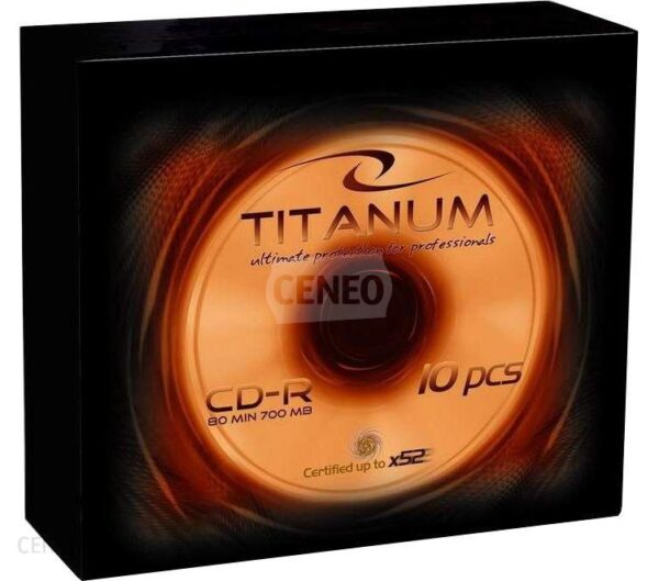 Titanum CD-R 700MB 52x Jewel Case 10szt