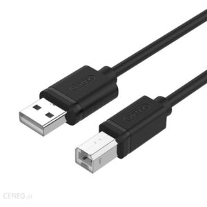 Unitek USB A-USB B M/M Czarny 3m (YC420GBK)