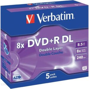 Verbatim DVD+R 8.5GB 8x Jewel Case 1szt (43541)