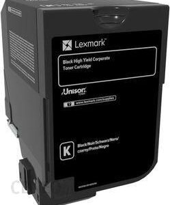 Zwrotna kaseta z em Lexmark black